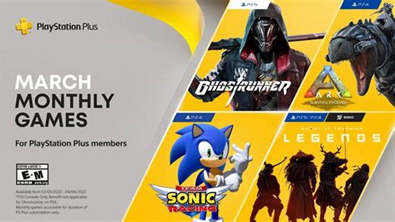 Free Playstation Plus Games March 2024