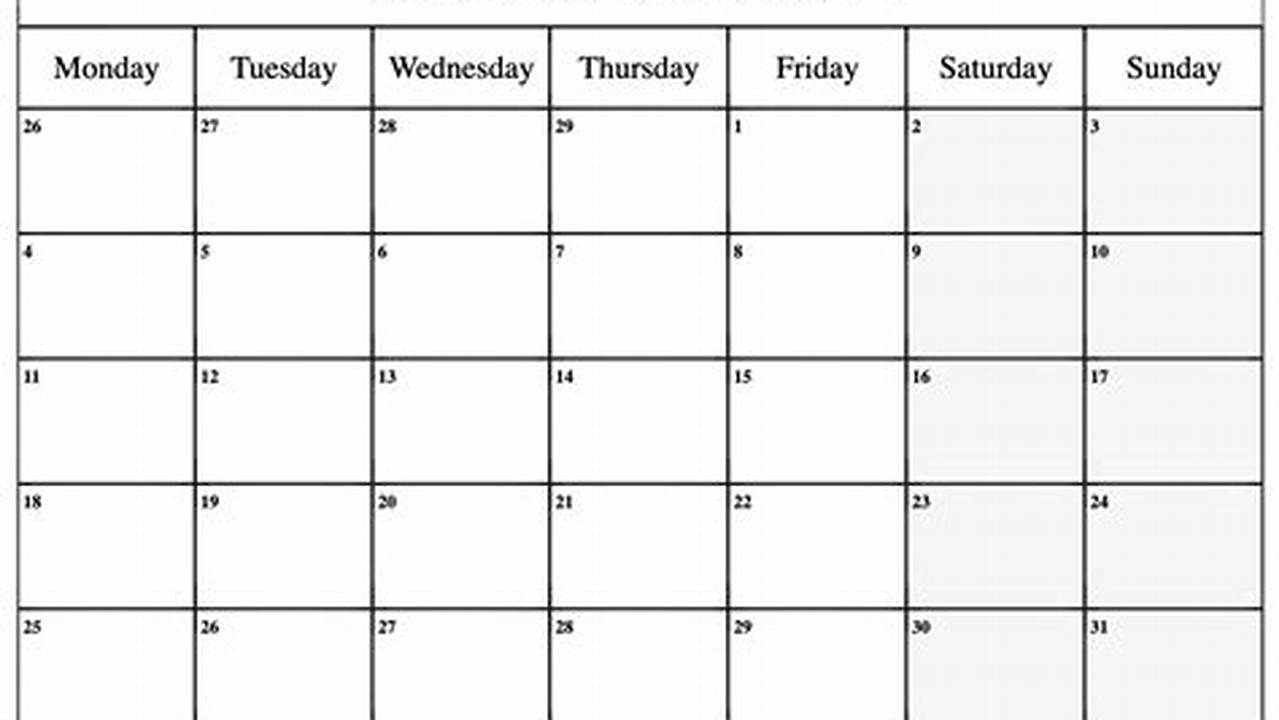 Free Printable March 2024 Calendar Templates For Project