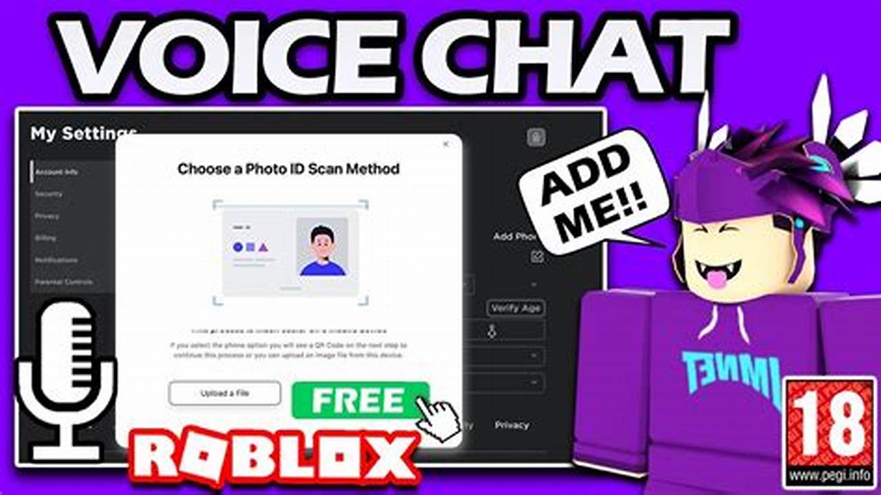 Free Roblox Accounts With Voice Chat 2024