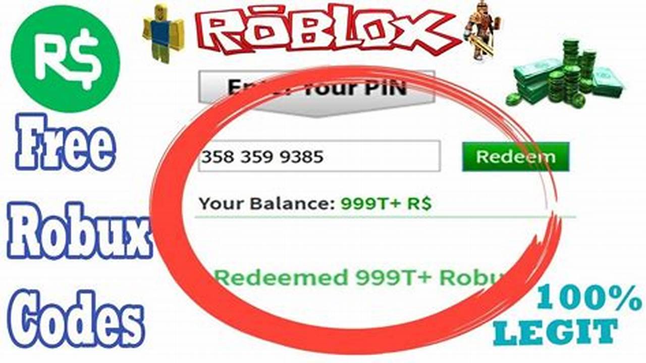 Free Robux Codes 2024 April 25 No Download