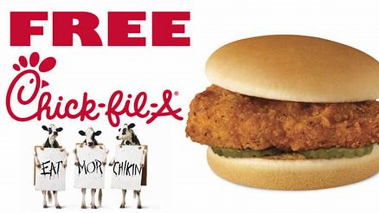 Free Sandwich At Chick Fil A Today