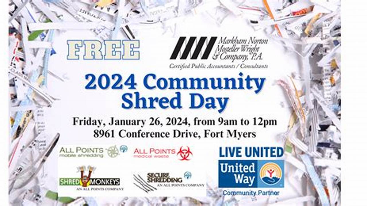 Free Shredding Events Maine 2024