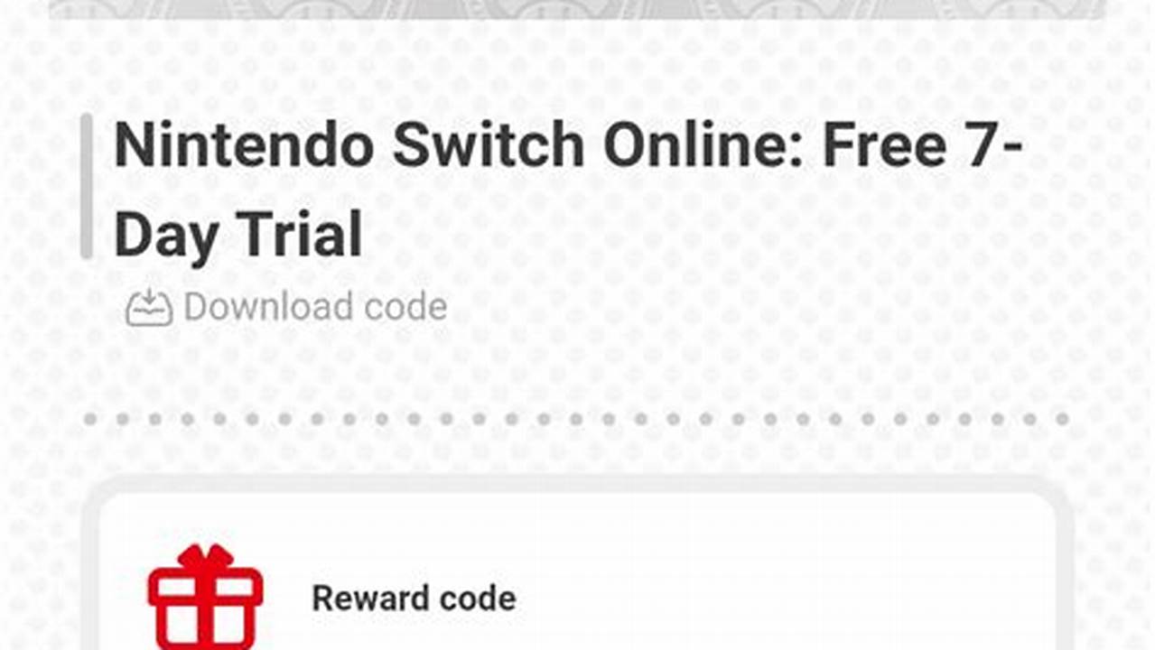 Free Switch Codes 2024