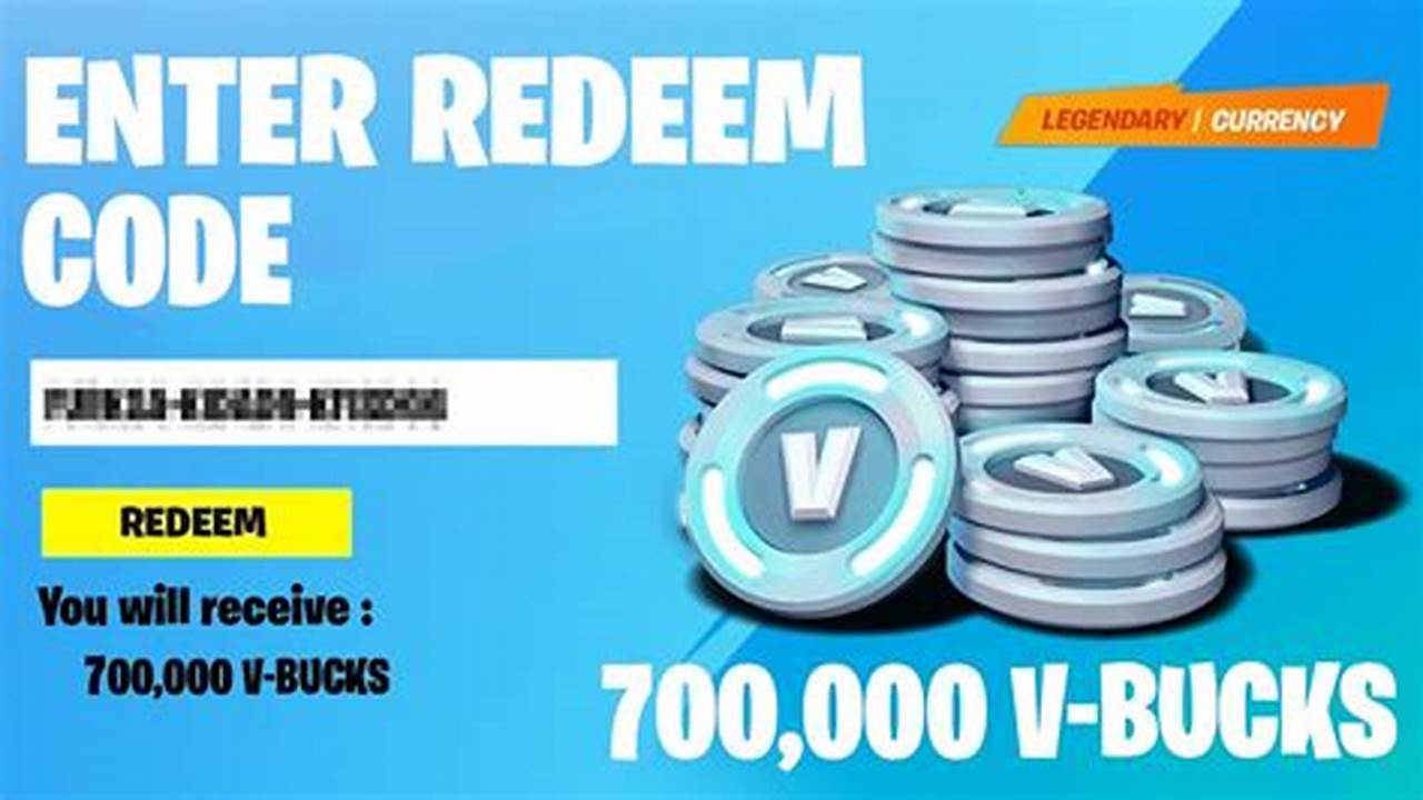 Free V Bucks Codes December 2024