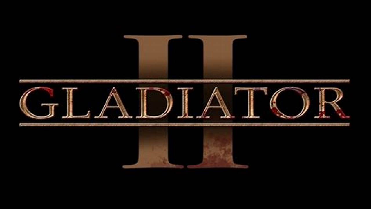 Friday, November 22 Gladiator 2., 2024