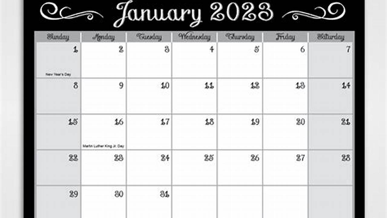 Fridge Calendar 2024