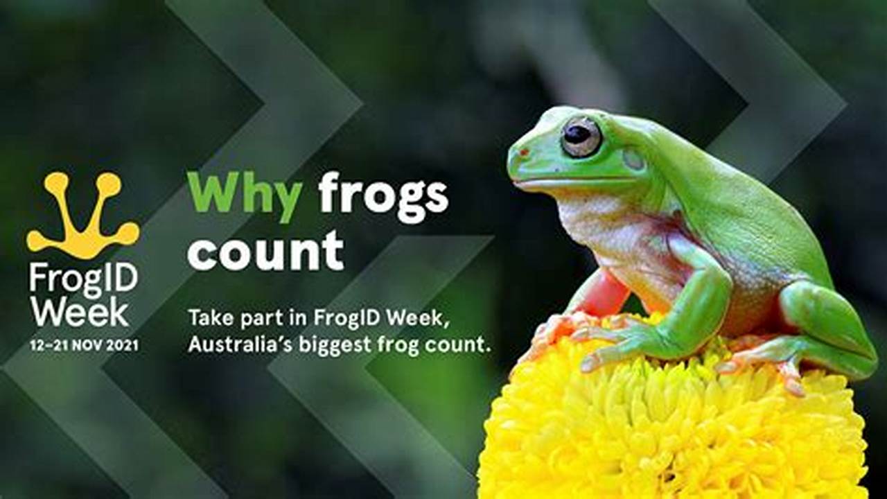 Frogid Week Is Australia’s Biggest Frog Count, Held Annually For Australians To Help Record Frog Calls Through The Free Frogid App, As A Measurement Of Frog Health And Distribution Around The Nation., 2024