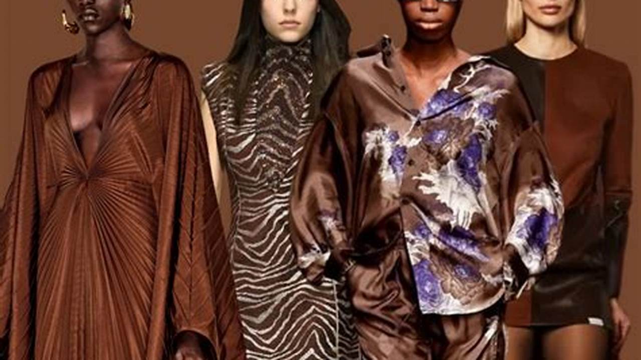From Pale Yellow To Chocolate Brown, Here Are The Top Color Trends From The Spring/Summer 2024 Runways., 2024