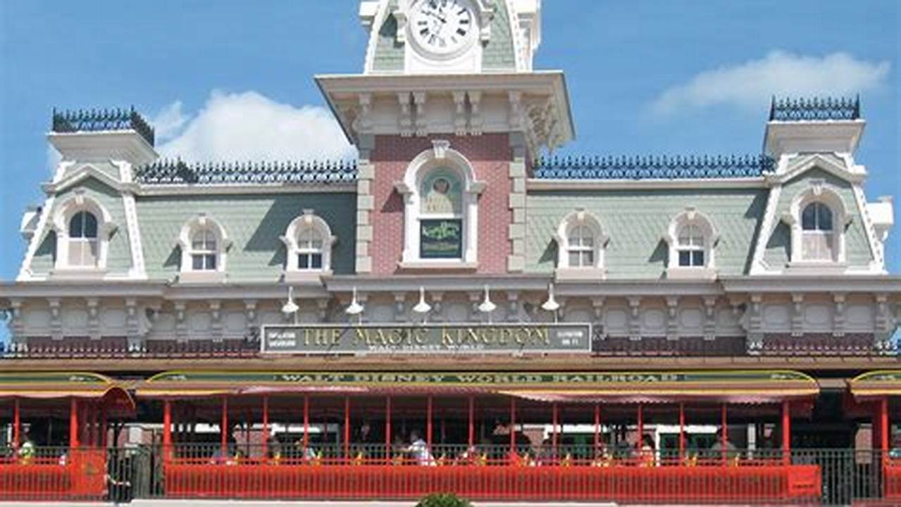 From The Walt Disney World Railroad, Walk Straight Down Main Street And You Should See The Castle Towering Right In., 2024