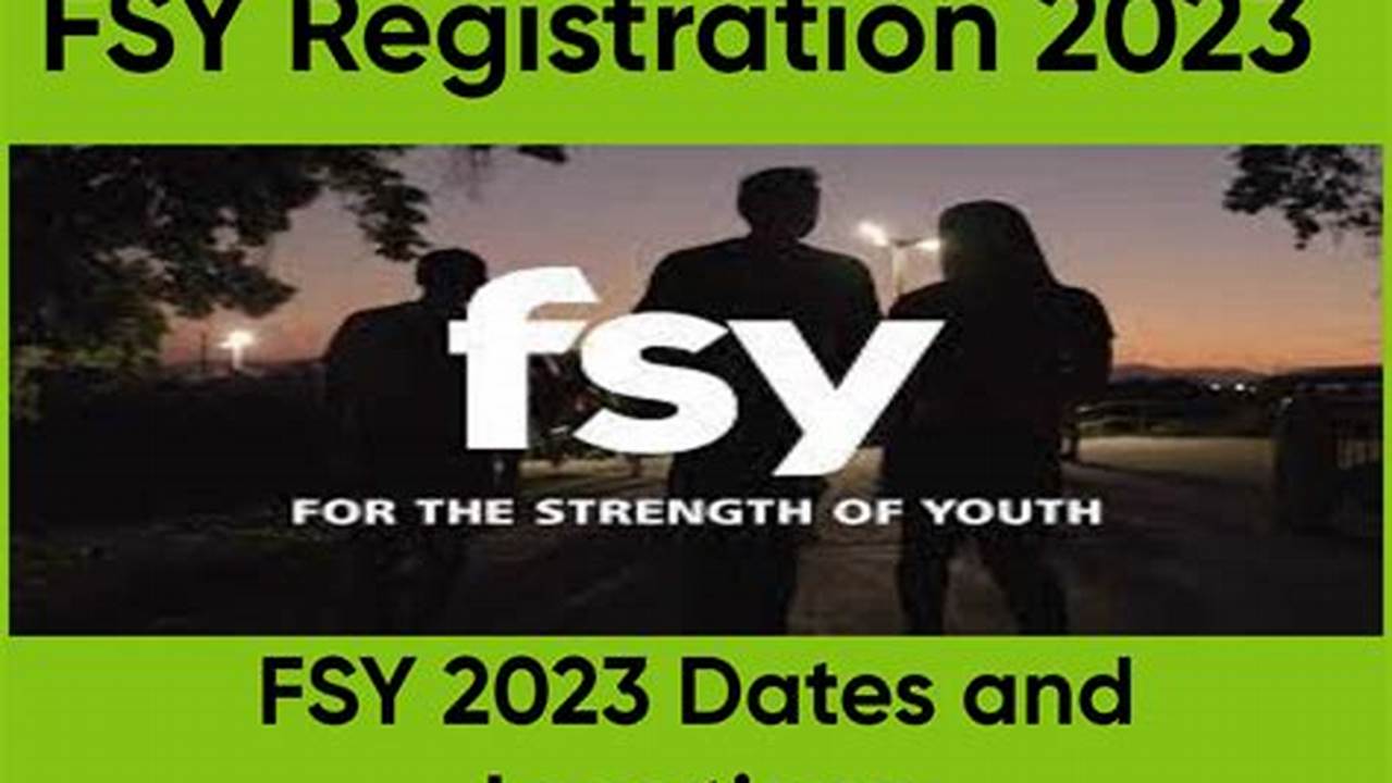 Fsy Registration 2024 Website