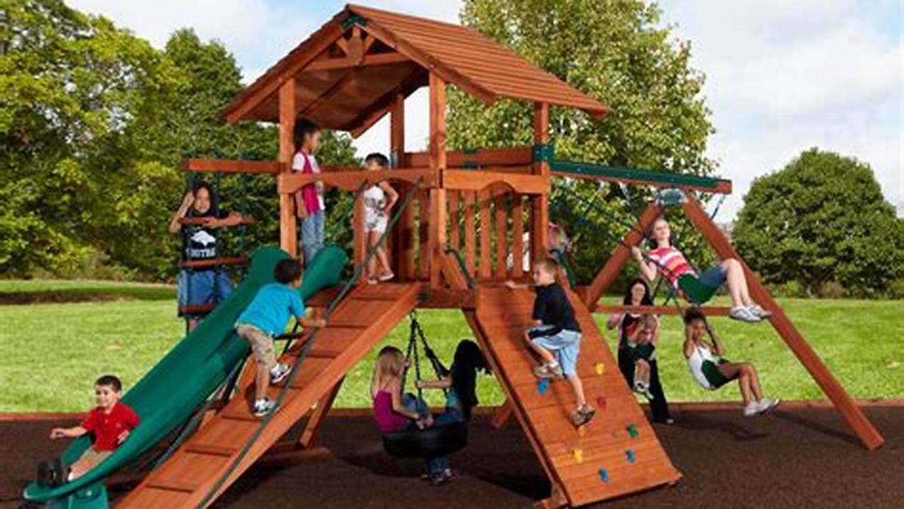 Fully-equipped Children's Playground For Little Adventurers, Camping