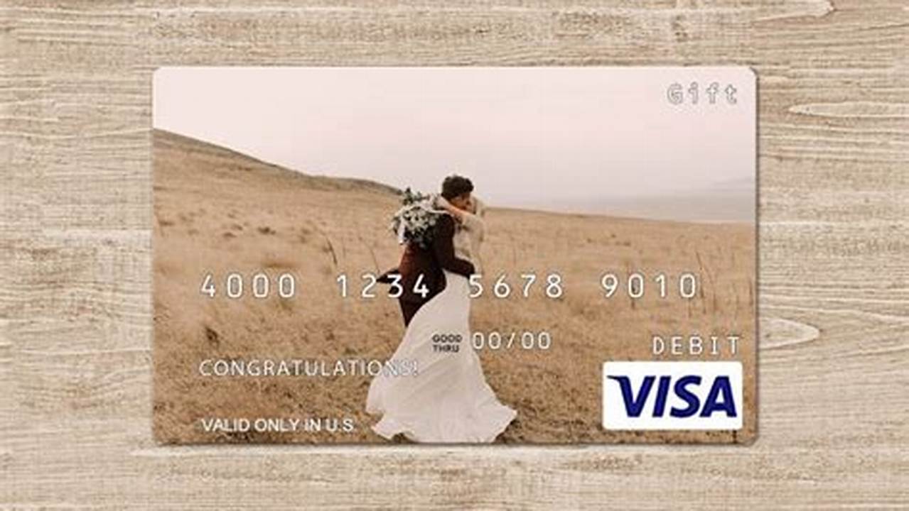 Functional And Thoughtful, A Custom Visa Gift Card Can Be Personalized With A Special Photo Or., Images