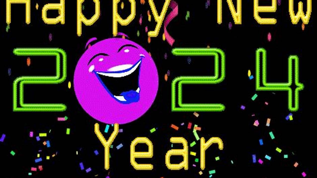Funny New Year Gifs 2024 (Moving Animated Images), 2024