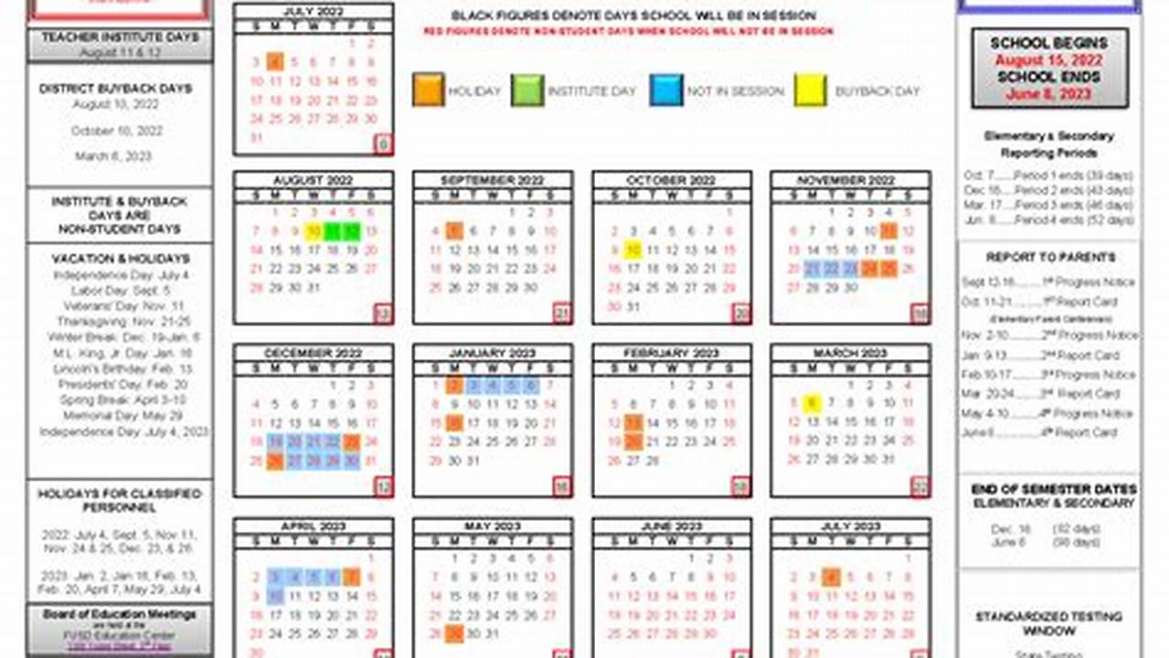 Fusd School Calendar 2024-24