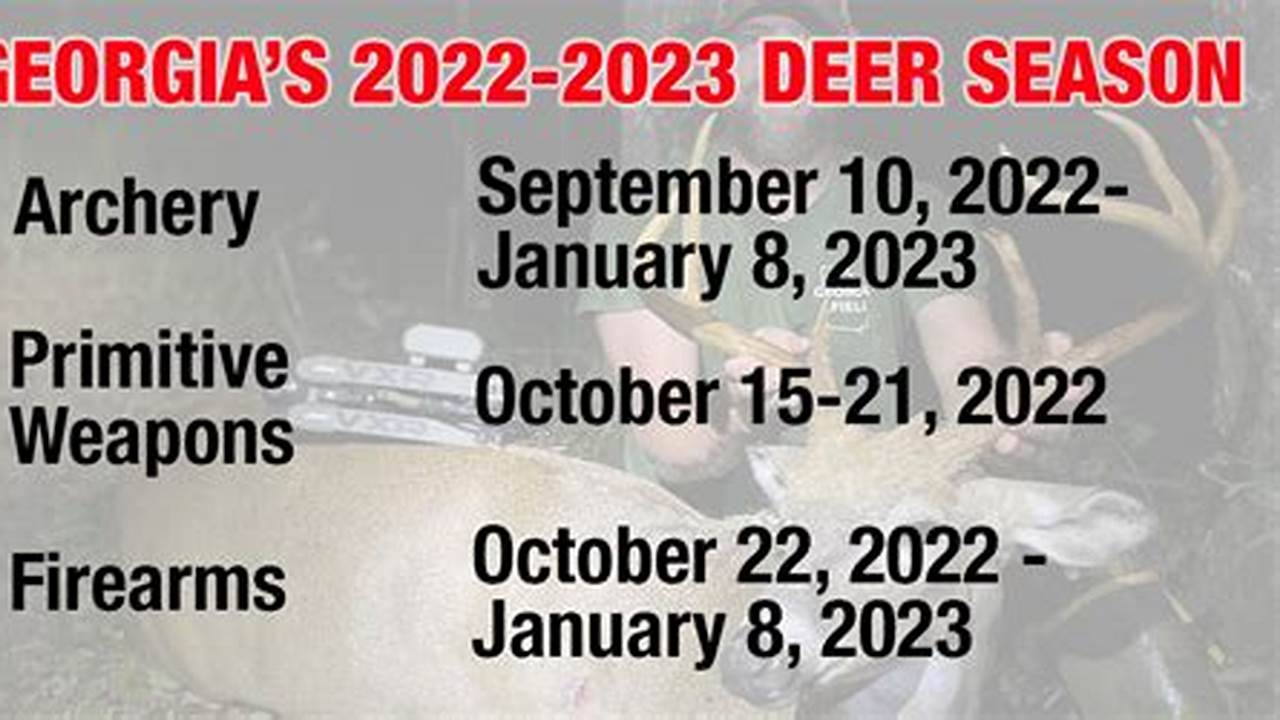 Ga Deer Season Dates 2024