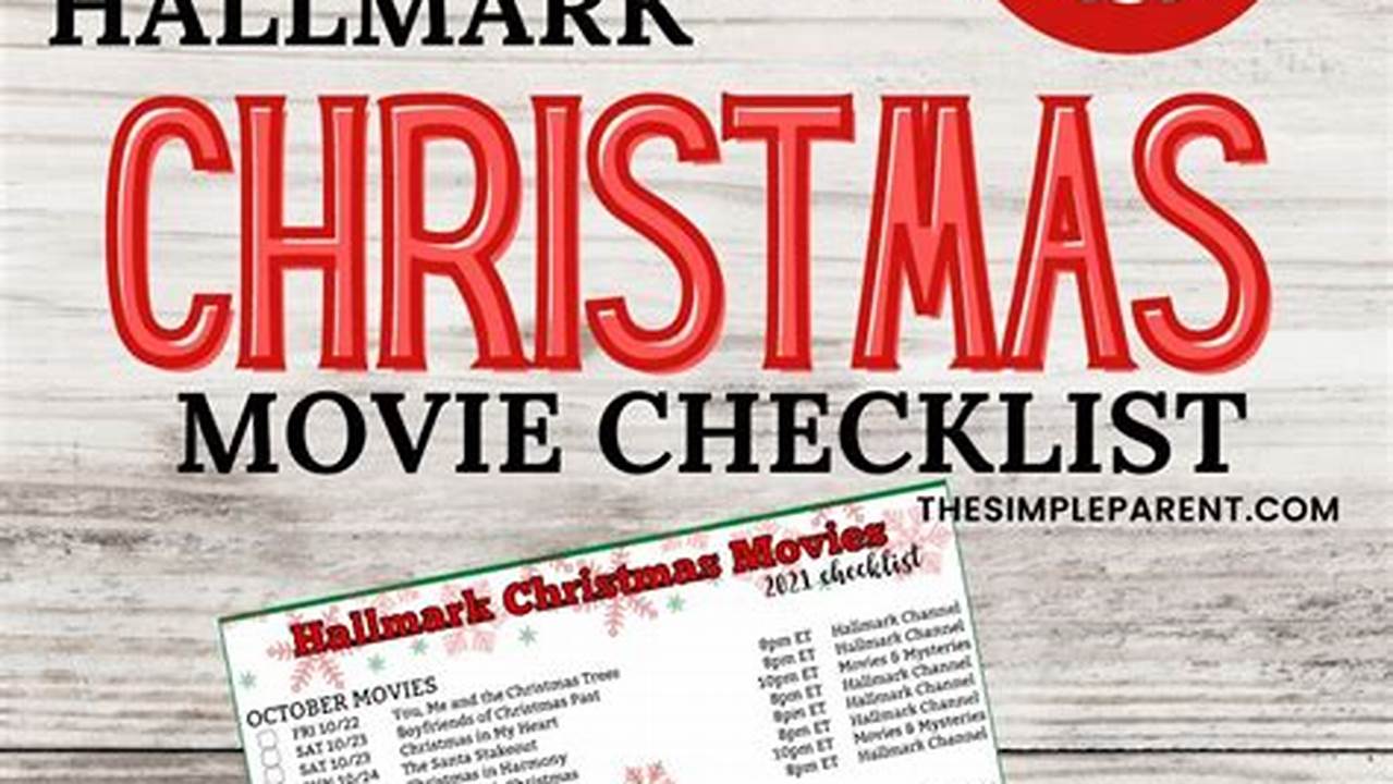 Gac Christmas Movies 2024 List Printable
