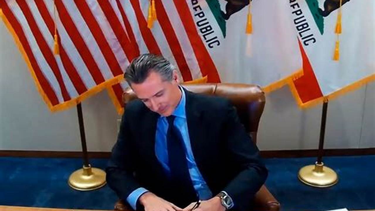 Gavin Newsom Signed The Law Without A Clear Estimate About How Much It Would Cost The State., 2024