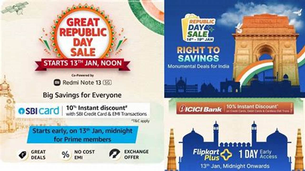 Gear Up For Some Huge Discounts And Lucrative Offers On Amazon, As The Republic Day Sale Is Now Live., 2024