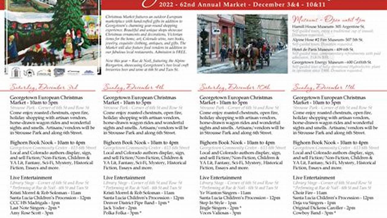 Georgetown Christmas Market 2024 Schedule
