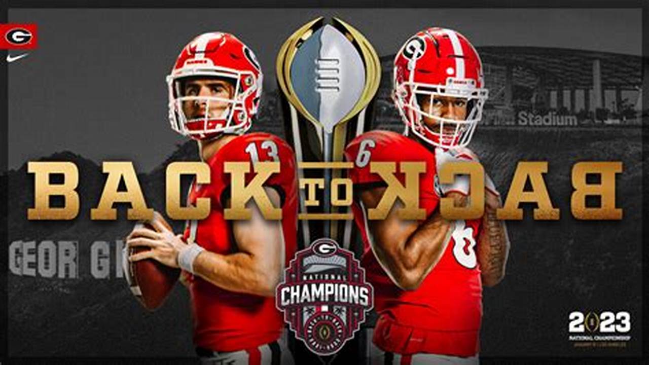 Georgia Bulldogs Championship Game 2024