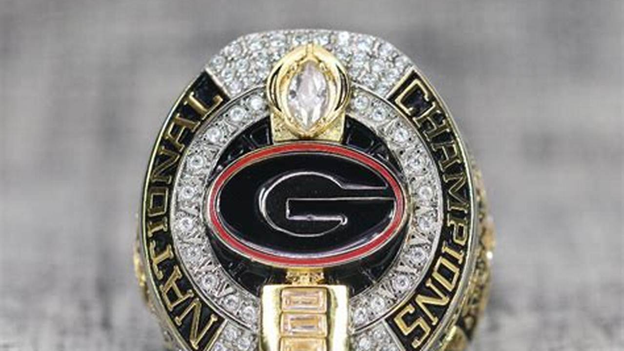 Georgia Bulldogs Championship Ring 2024
