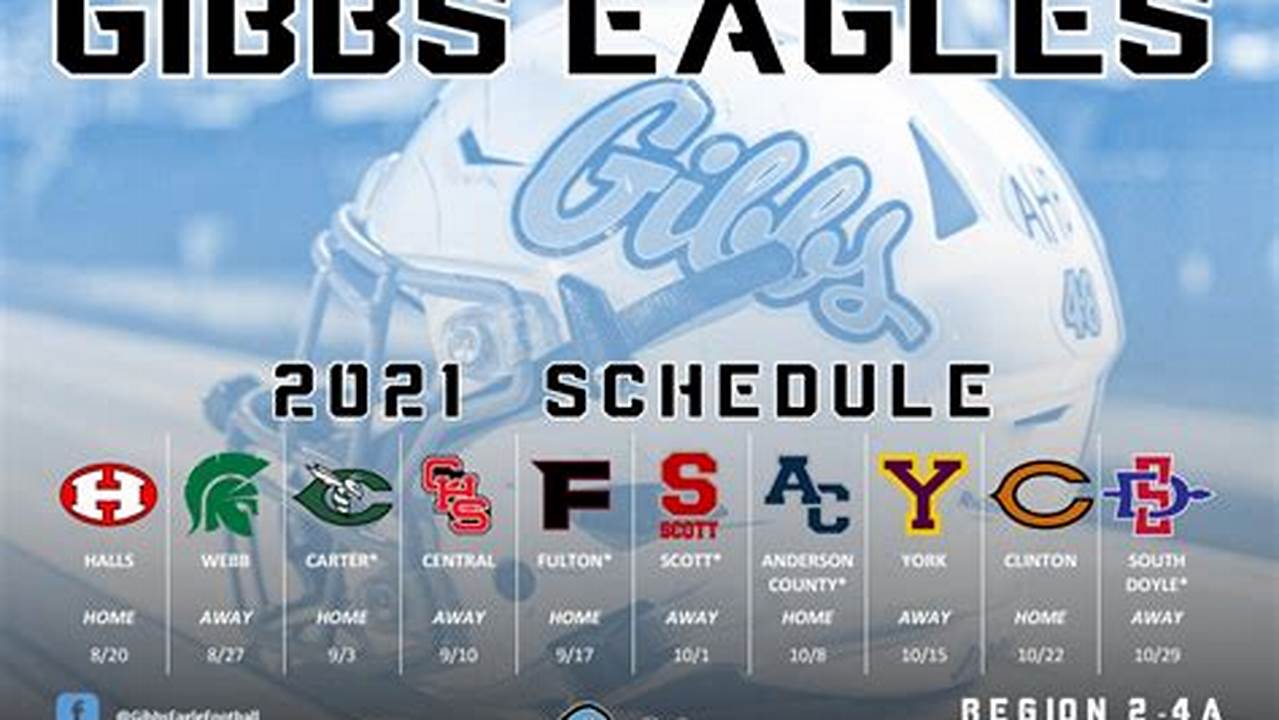 Gibbs High School Football Schedule 2024