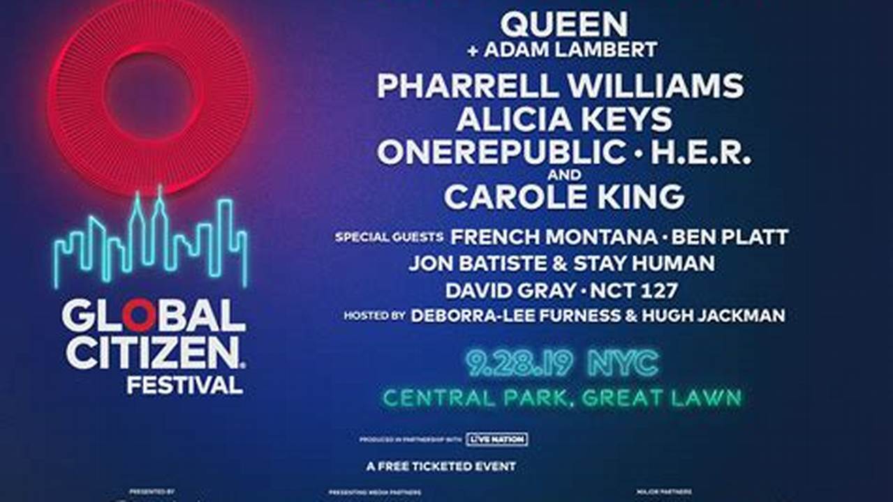 Global Citizens Festival 2024 Tickets