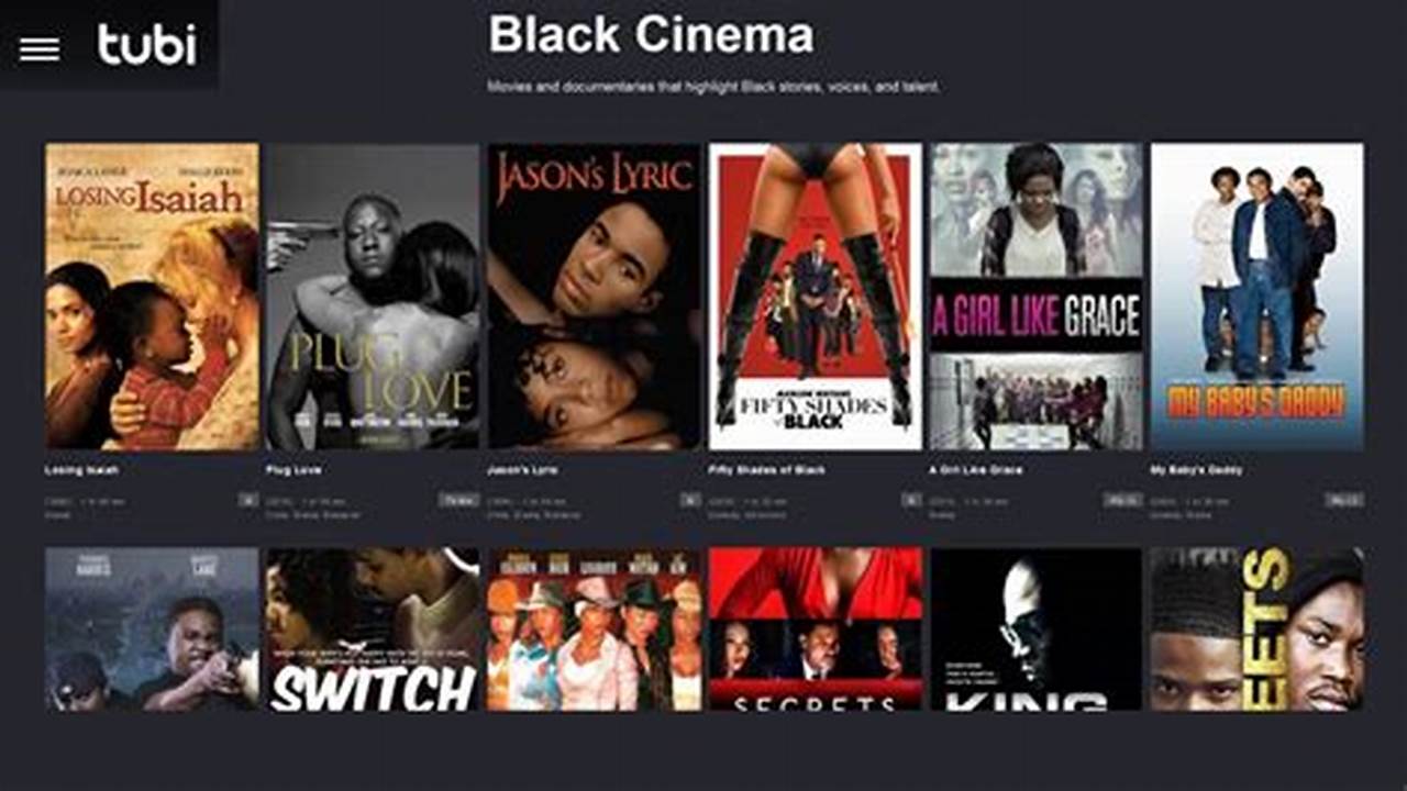 Good Movies On Tubi Black 2024