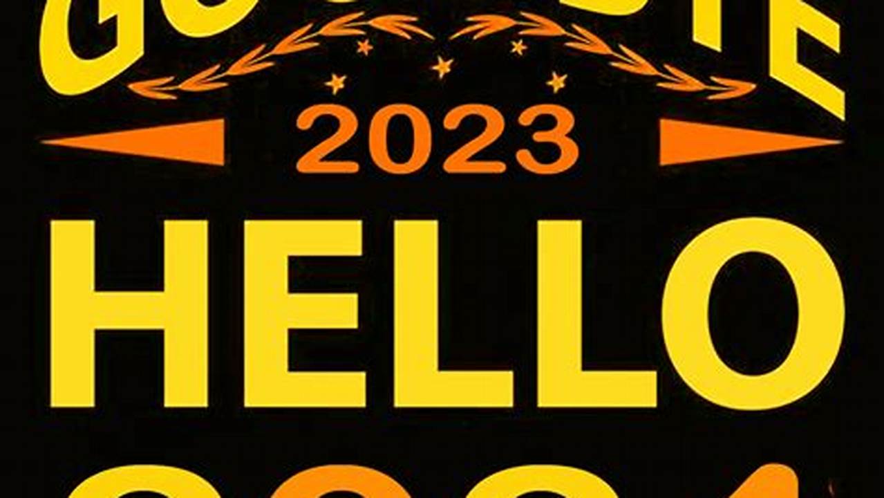 Goodbye 2024 Hello 2024 Wishes Images
