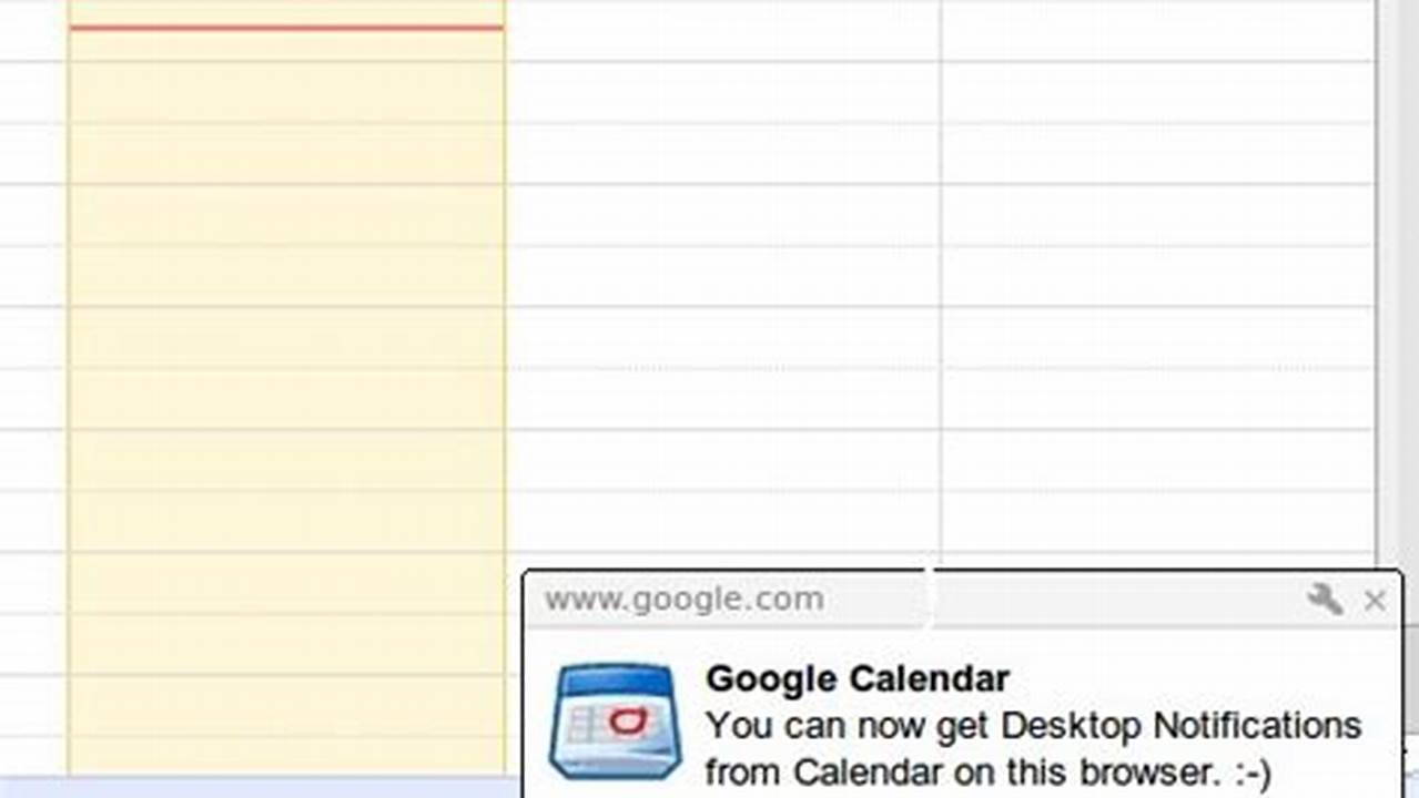 Google Calendar Desktop Notifications Chrome