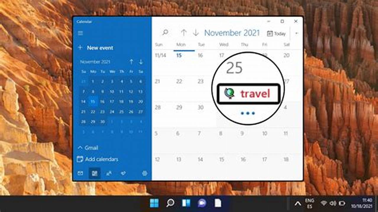 Google Calendar In Windows 11