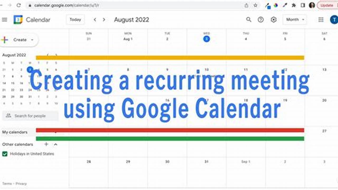 Google Calendar Recurring
