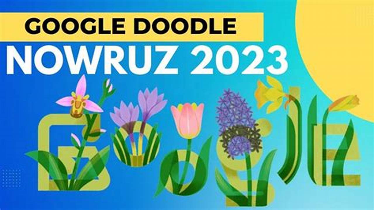 Google Celebrates The Global Celebration Of Nowruz, The Persian New Year, By Paying Homage Through A Vibrant Doodle On Its Homepage On March 19., 2024