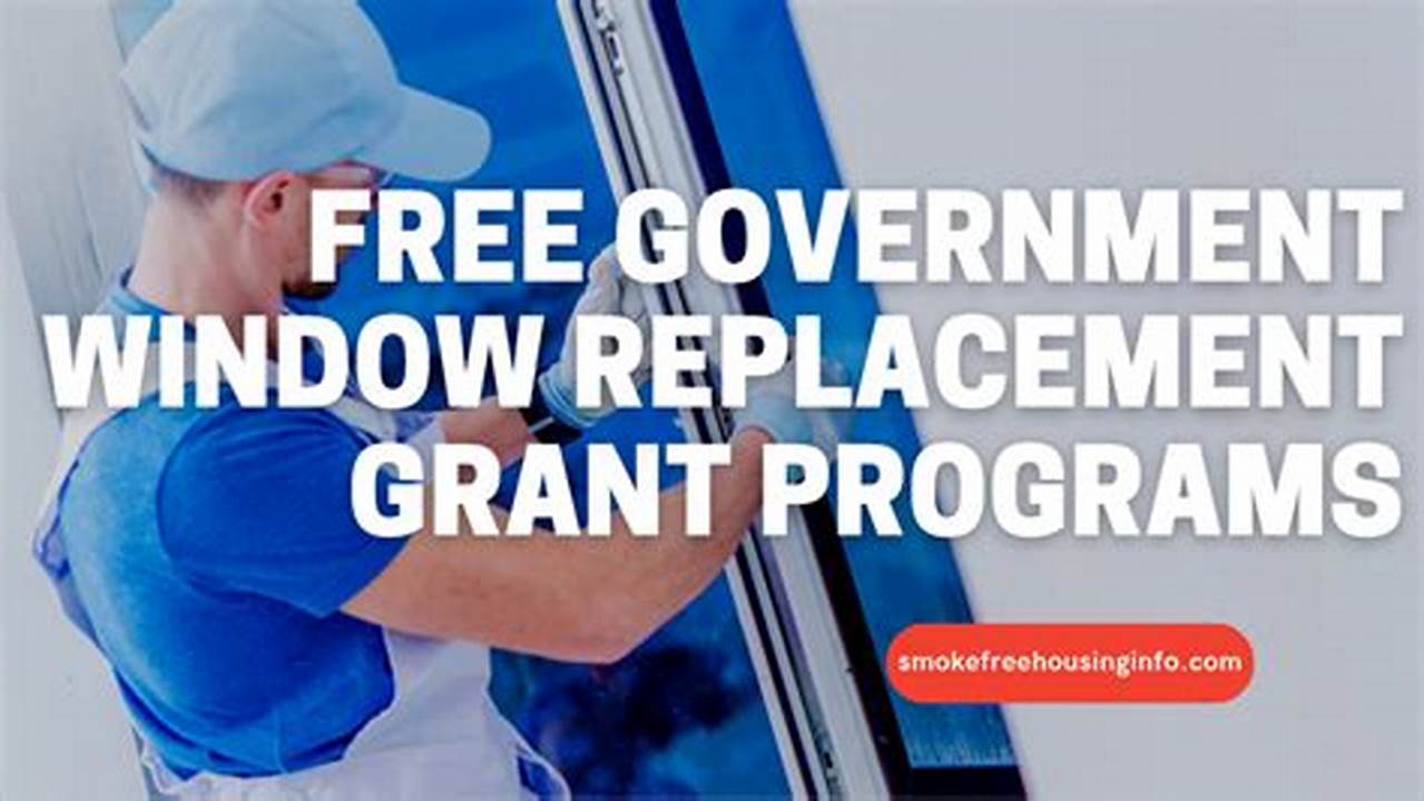 Government Window Replacement Program 2024 Maryland
