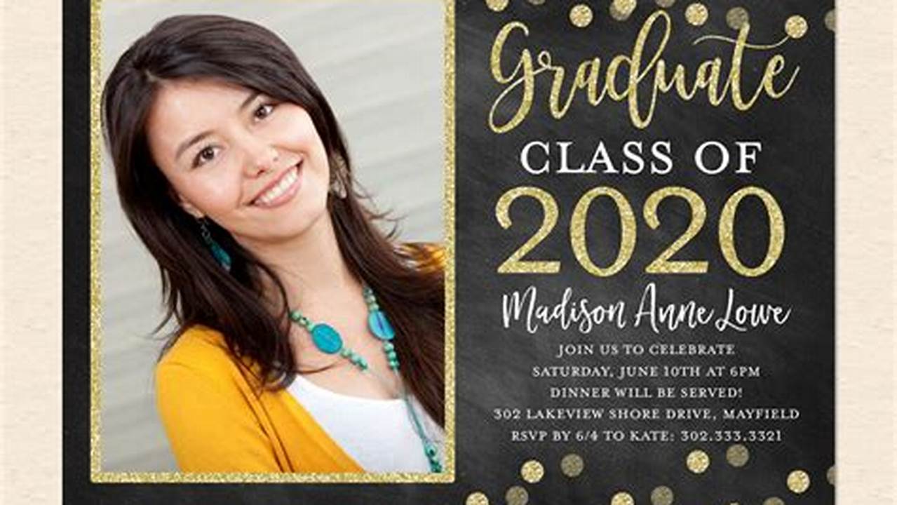 Graduation Party Invitations 2024