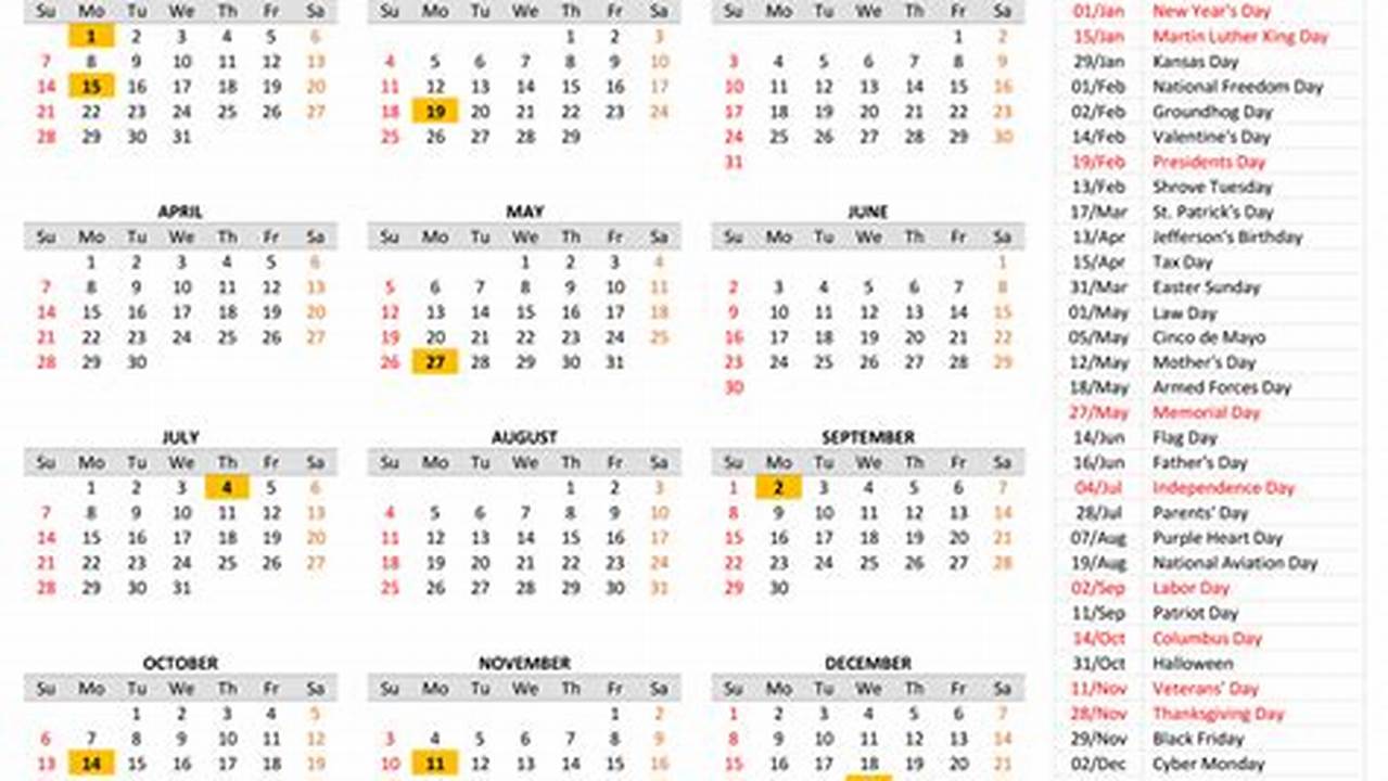 Granger Holiday Schedule 2024