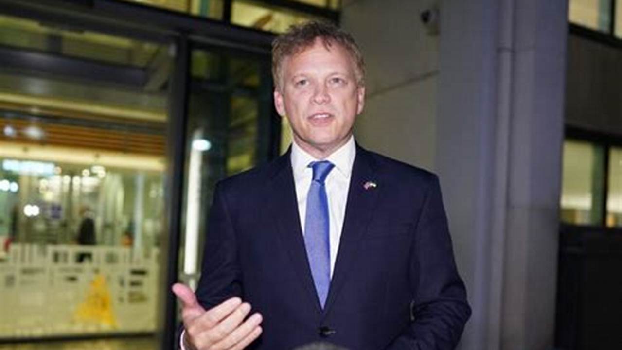 Grant Shapps Has Been Named As The New Energy Secretary., 2024
