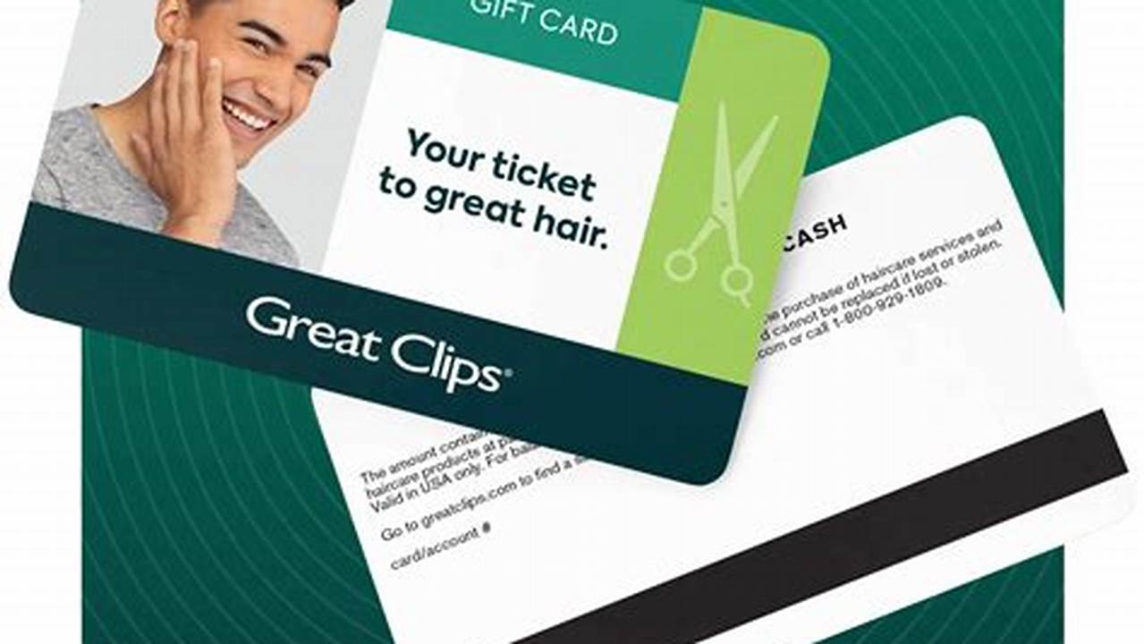 Great Clips Gift Card 2024