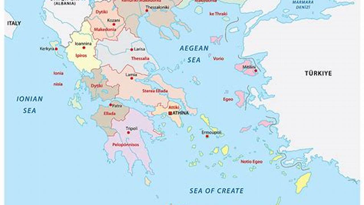 Greece Map 2024