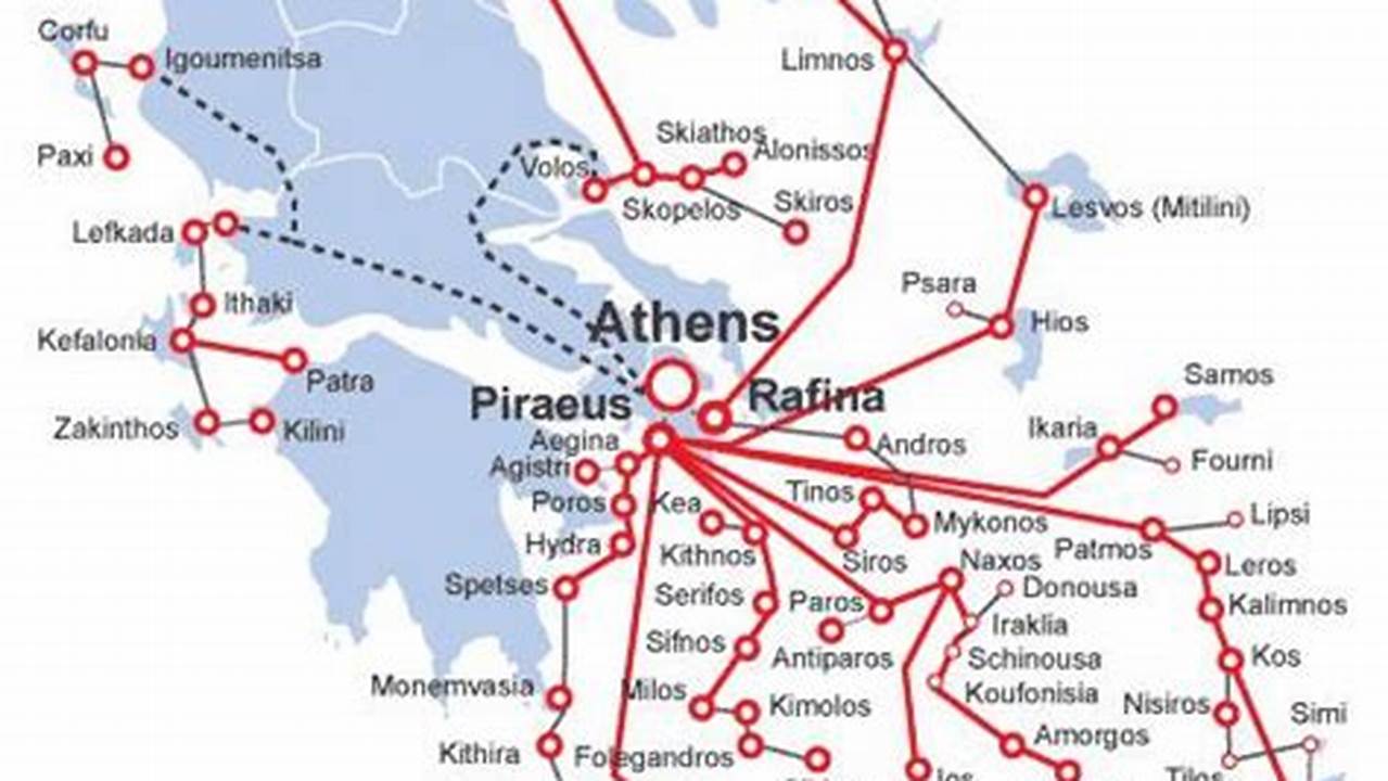 Greek Ferry Map 2024