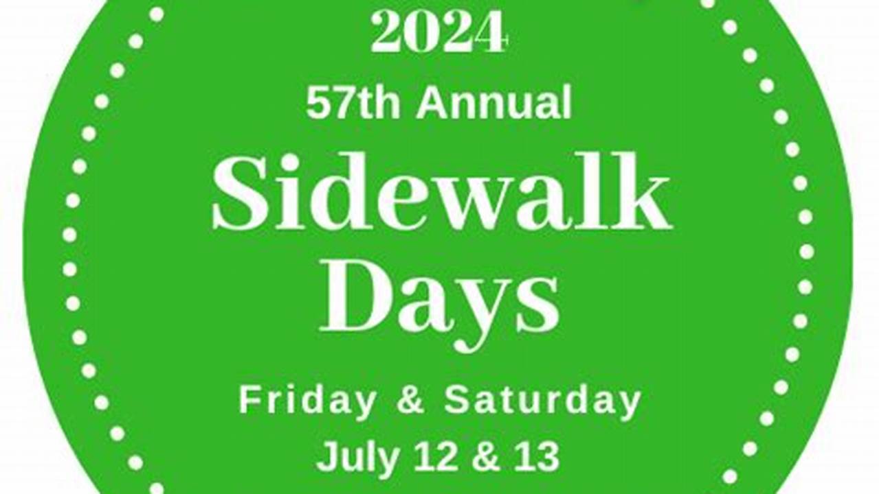 Greencastle Sidewalk Days 2024