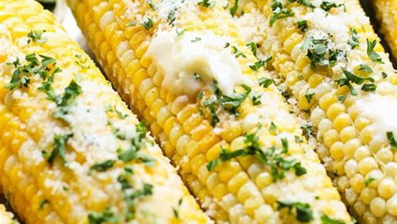 Grilled Street Corn On The Cob., 2024