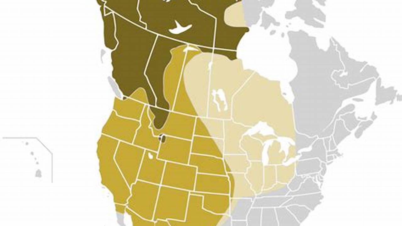Grizzly Bear Range Map 2024