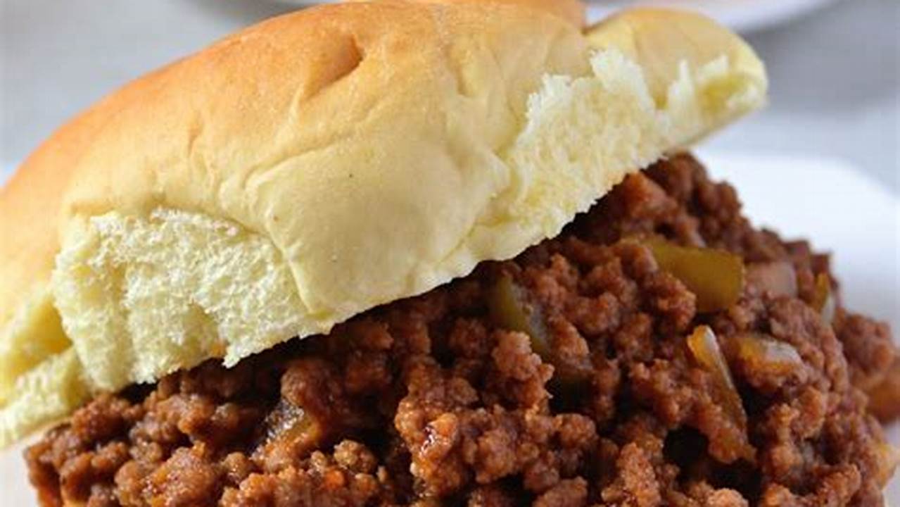 Ground Beef Mixed With Tomato Sauce Is The Main Ingredient Of Sloppy Joe., 2024