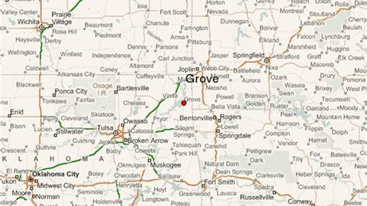 Grove, Ok 74344 United States + Google Map., 2024
