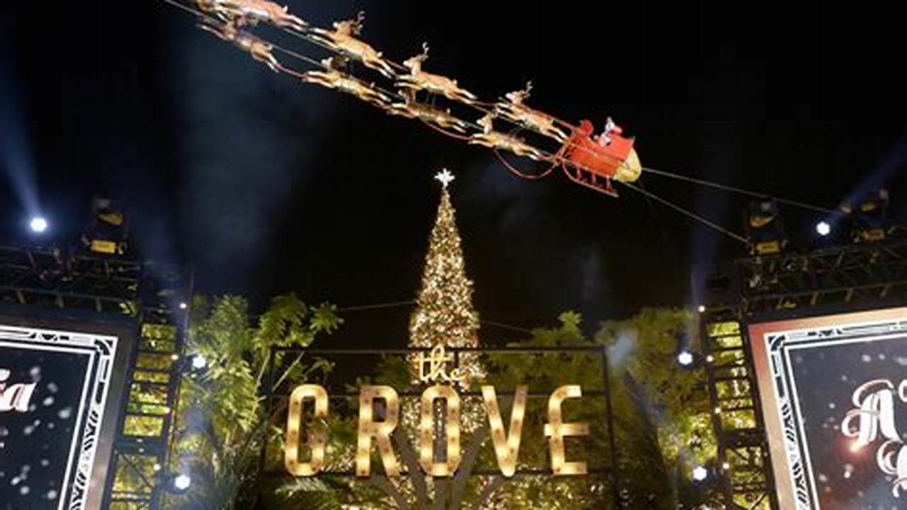 Grove Christmas Tree Lighting 2024