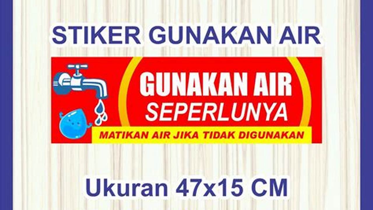 Gunakan Air Yang Banyak, Resep7-10k