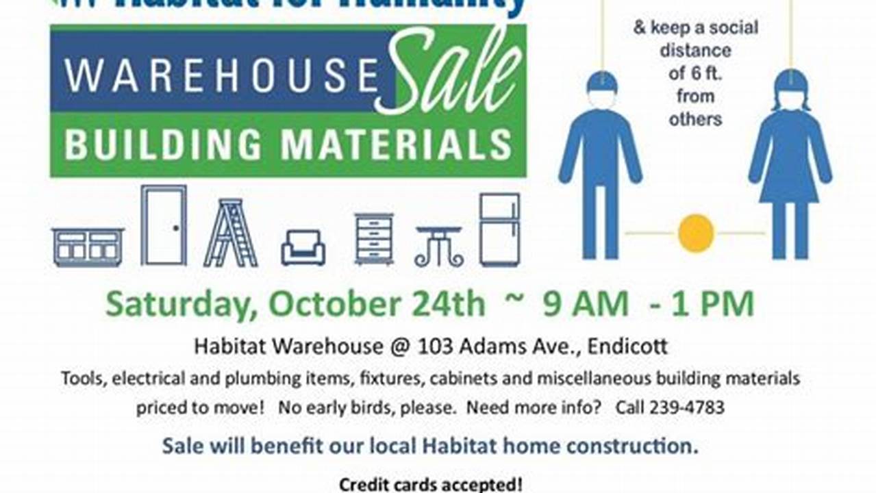 Habitat Warehouse Sale 2024 Dates