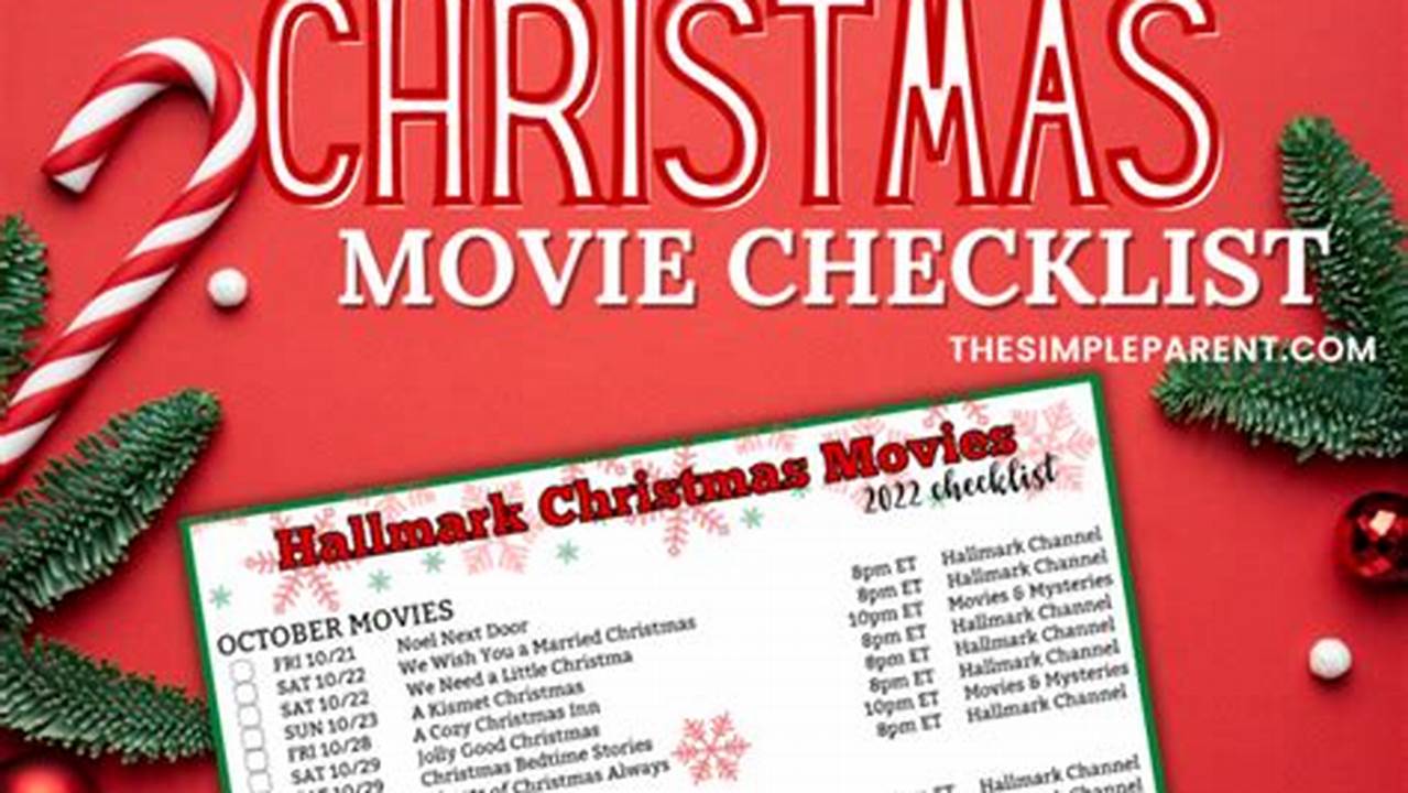 Hallmark Movies 2024 Calendar Free