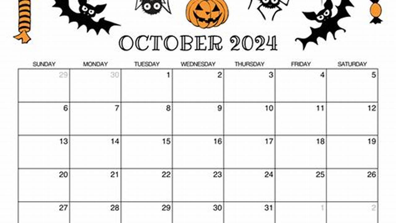 Halloween Calendar 2024